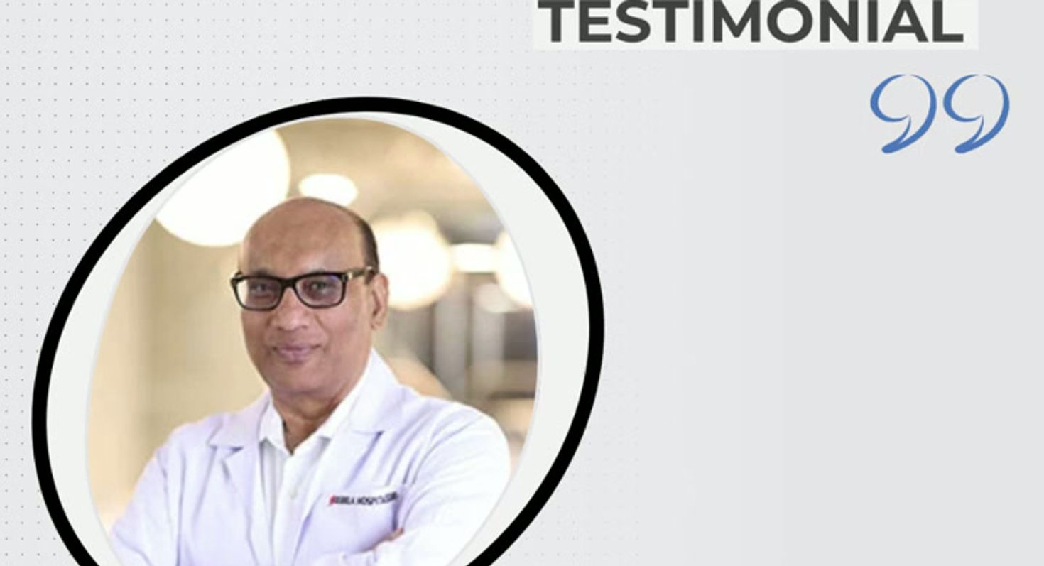 Dr. Rakesh Rajput Testimonial, Joint Replacement Surgeon, Kolkata 720P